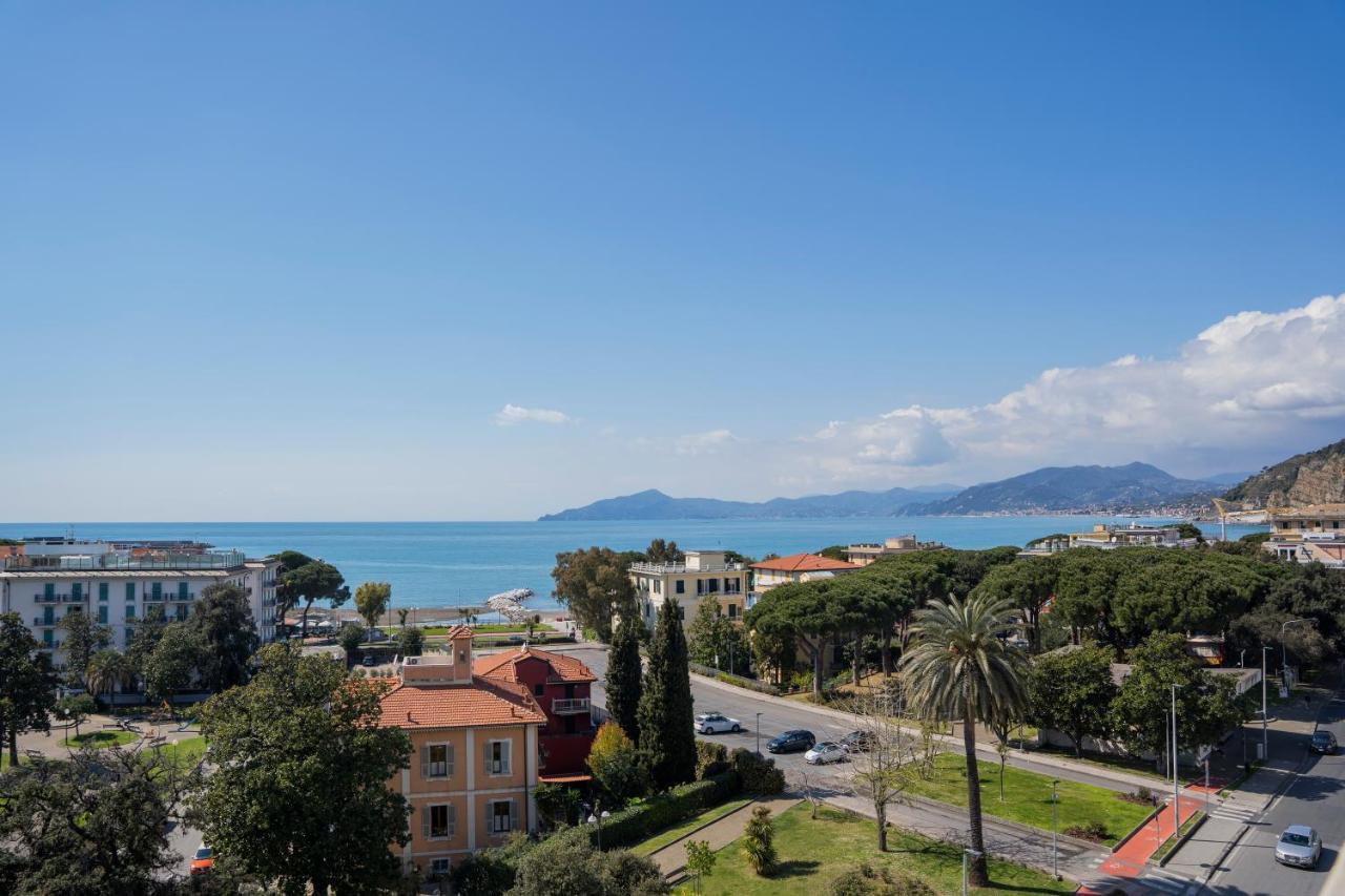 025 - Casa Panoramica In Centro, 90Metri Spiaggia Vista Mare Con Terrazzo Vista Portofino Apartment Sestri Levante Exterior photo