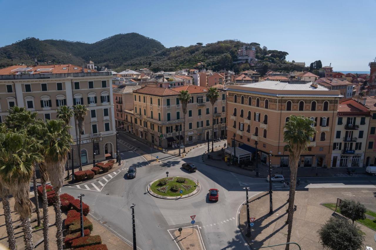 025 - Casa Panoramica In Centro, 90Metri Spiaggia Vista Mare Con Terrazzo Vista Portofino Apartment Sestri Levante Exterior photo